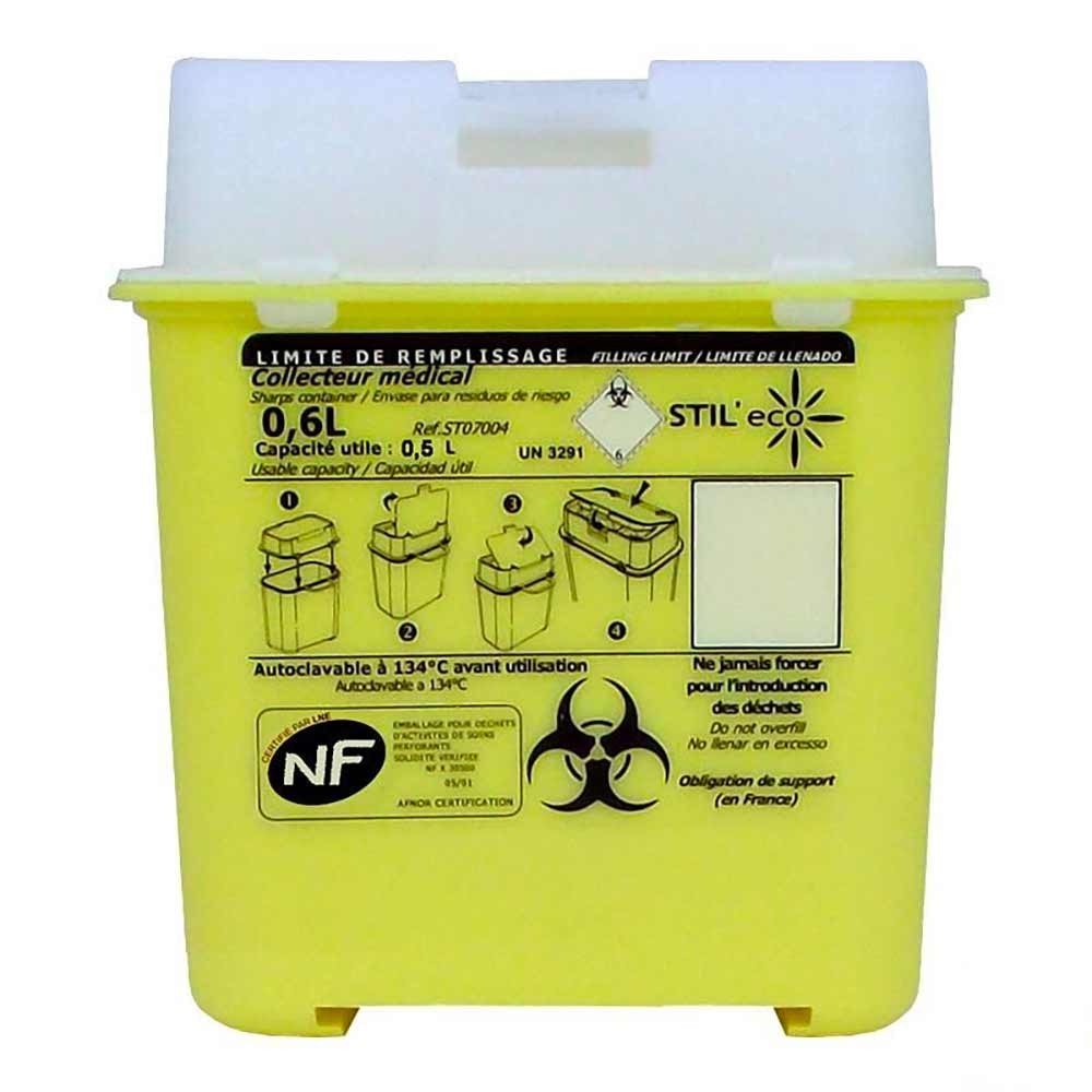 Mini collecteur aiguilles et déchets Stil'Eco essentia 0,6 L